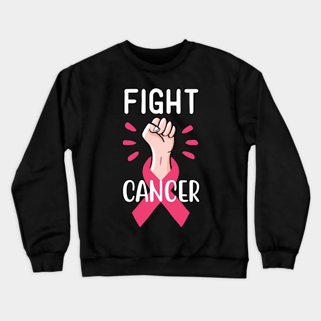 Fight Cancer Crewneck Sweatshirt by JKFDesigns